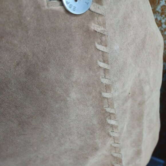 Vintage Esprit Suede Western Jacket Womens S M - Picture 7 of 9